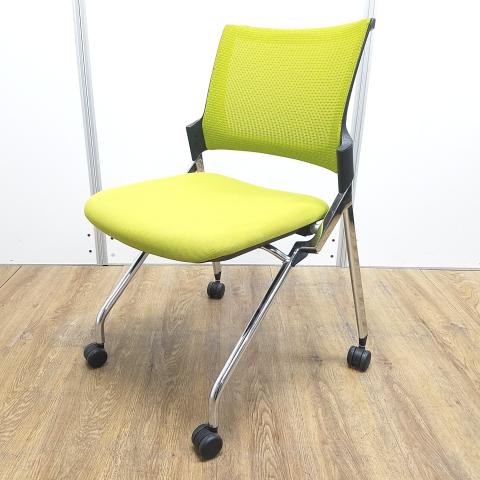 【中古】モノンチェア KLD230JB-Z9T1Q6 イトーキ（ITOKI） ネスティングチェア