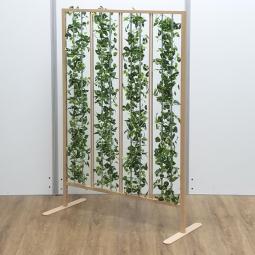 ★【T4】【商品入替のため、残り5台限り】ナチュラル　空間をインテリア感覚で、手軽におしゃれに　カーテンタイプ　観葉植物　人工グリーン　フェイクグリーン　グリーンパーテーション