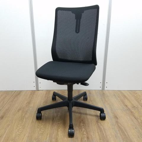 【中古】フルーエントチェア  オカムラ（okamura） 肘無ハイバックチェア