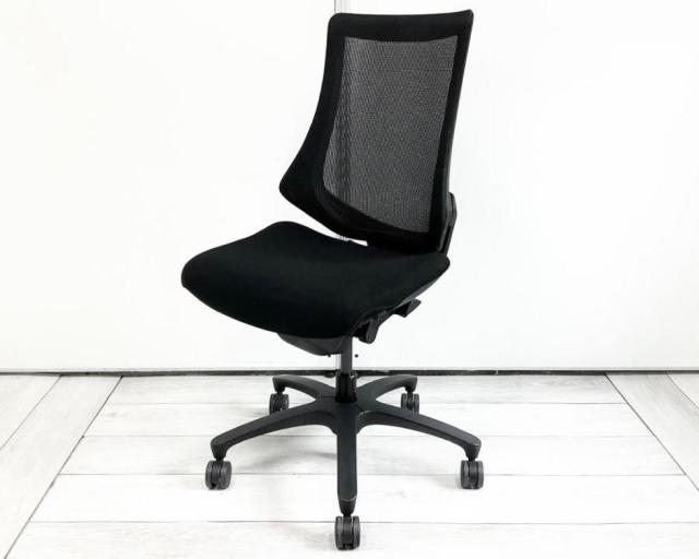 【中古】エフメッシュ  イトーキ（ITOKI） 肘無ハイバックチェア