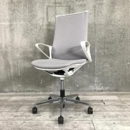 【在庫入替品】オカムラ/モード/ポリッシュフレーム/グレー　 オフィスの会議室などにおすすめです！【T4】