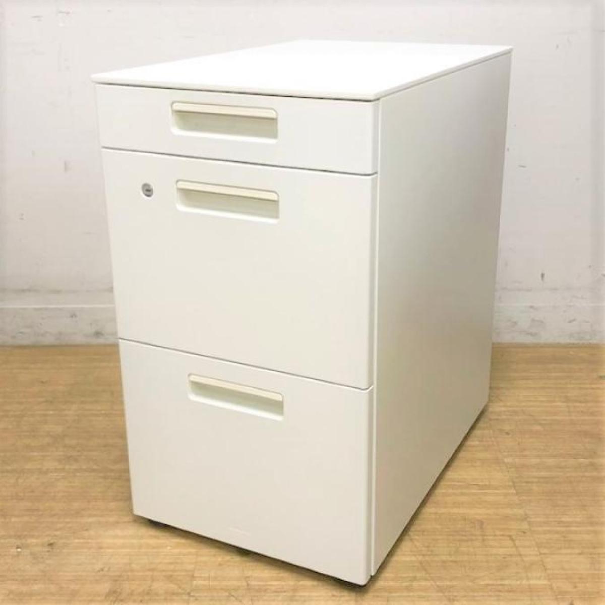 中古】GTワゴン コクヨ/KOKUYO ワゴン3段 584906 - 中古オフィス家具 