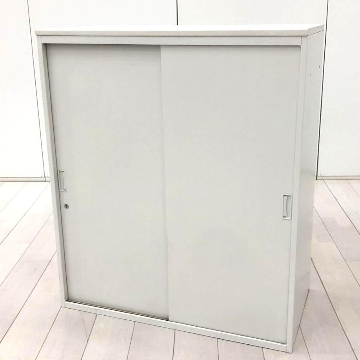 中古】シンライン HTM-109GS-W9 イトーキ/ITOKI ローキャビネット 