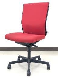 【スタンダードクラスで人気上位の快適チェア！】■オカムラ　エスクードチェア　レッド　ハイバック　■人間工学に基づいた確かな座り心地！長時間のデスクワークにもオススメ！【OKAMURA　ESCUDO】