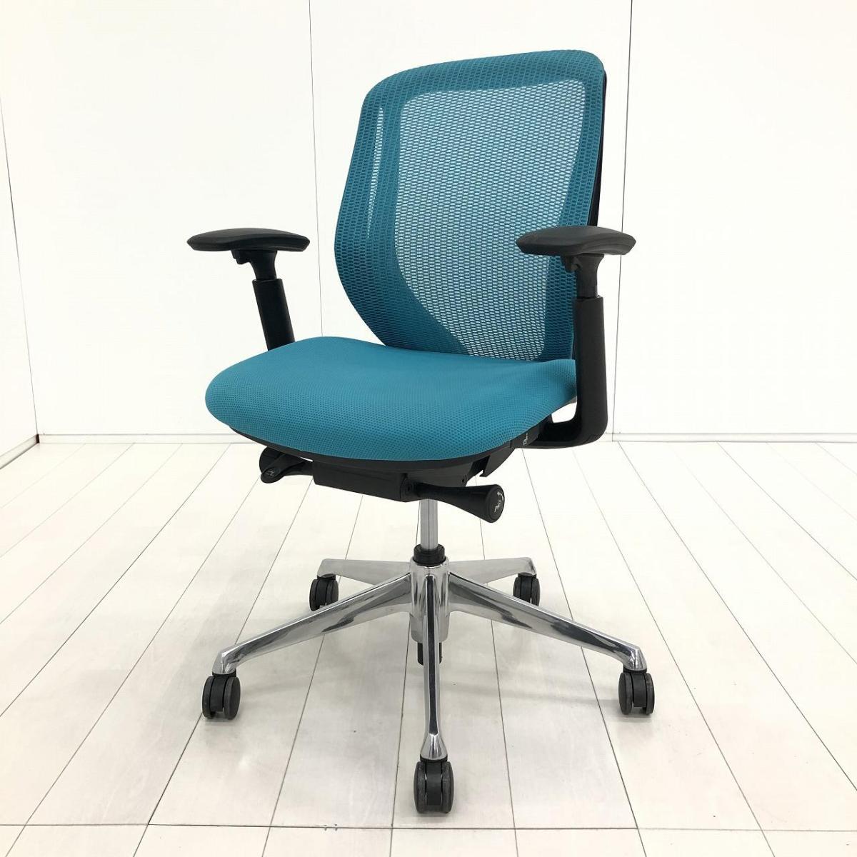 中古】シルフィー C681BR FMR6 オカムラ/okamura 肘付ローバックチェア 