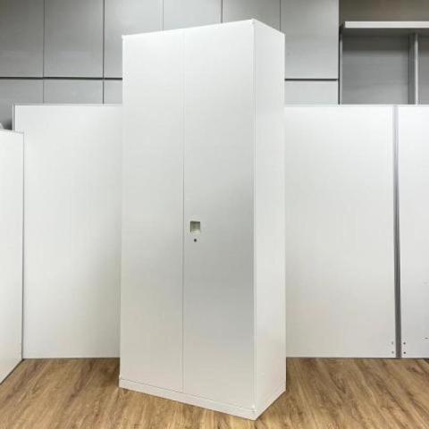 【中古】レクトライン  オカムラ（okamura） ハイキャビネット／両開き