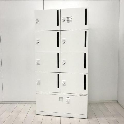 【中古】ピクスライン 4ZA1RY ZA75 オカムラ（okamura） 8人用パーソナルロッカー