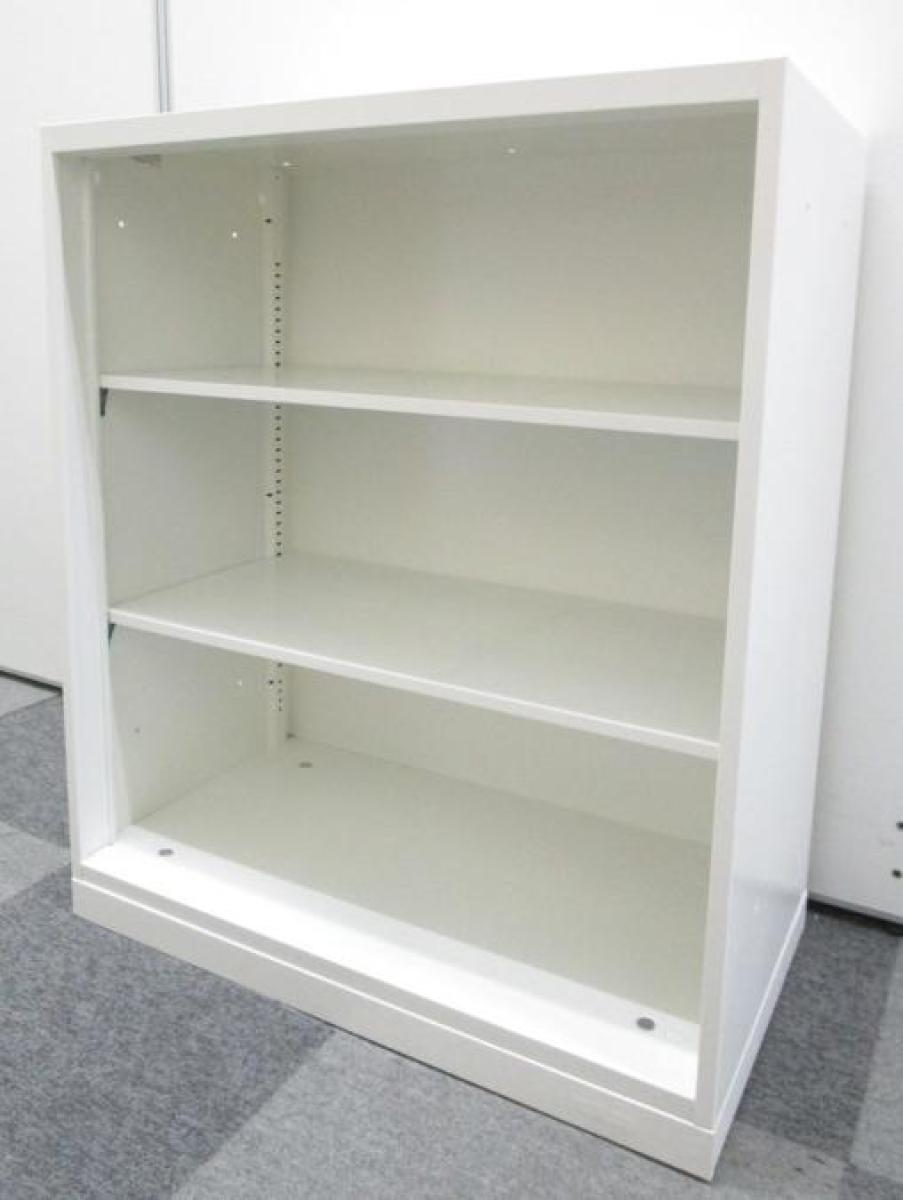 【扉が無いから出し入れしやすい！】■オカムラ　レクトラインシリーズ　オープン書庫　H950mm　ホワイト　■よく使うカタログやファイルの整理にオススメ！【ABW】
                        レクトライン
                                    中古
            