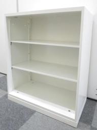 【扉が無いから出し入れしやすい！】■オカムラ　レクトラインシリーズ　オープン書庫　H950mm　ホワイト　■よく使うカタログやファイルの整理にオススメ！【ABW】