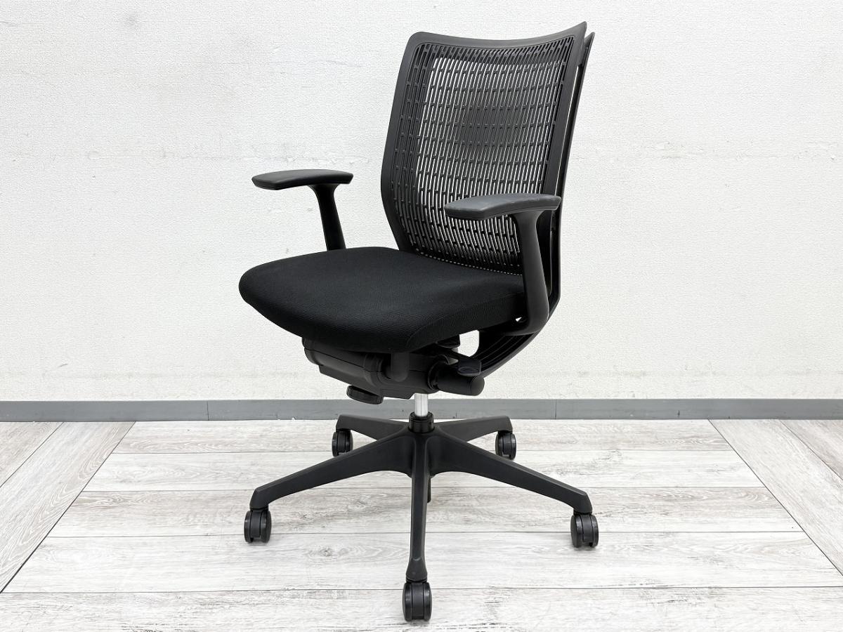 【西】※シンプルで使いやすい、オカムラの定番OAチェア※■オカムラ　ヴィスコンテ　　■固定肘　■ブラック　【福岡西店在庫】【チェア】【椅子】【イス】【事務椅子】【格安】【安い】【福岡オフィス家具】【福岡中古家具】【中古事務什器】【中古チェア】【中古椅子】
                        ヴィスコンテチェア
                                    中古
            