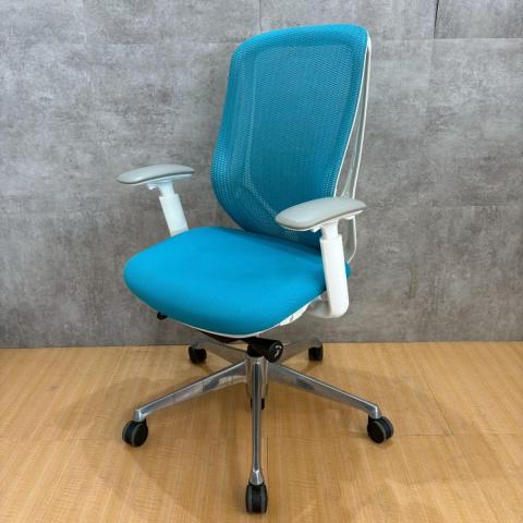 【中古】シルフィーメッシュ  オカムラ（okamura） 肘付ハイバックチェア