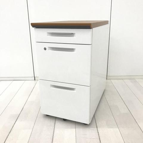 【中古】iS SDE-IS47CASAWN コクヨ（KOKUYO） 脇机3段