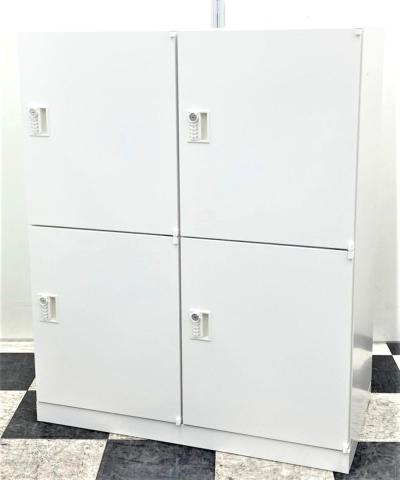 【中古】HSパーソナル  ウチダ（UCHIDA) 4人用パーソナルロッカー