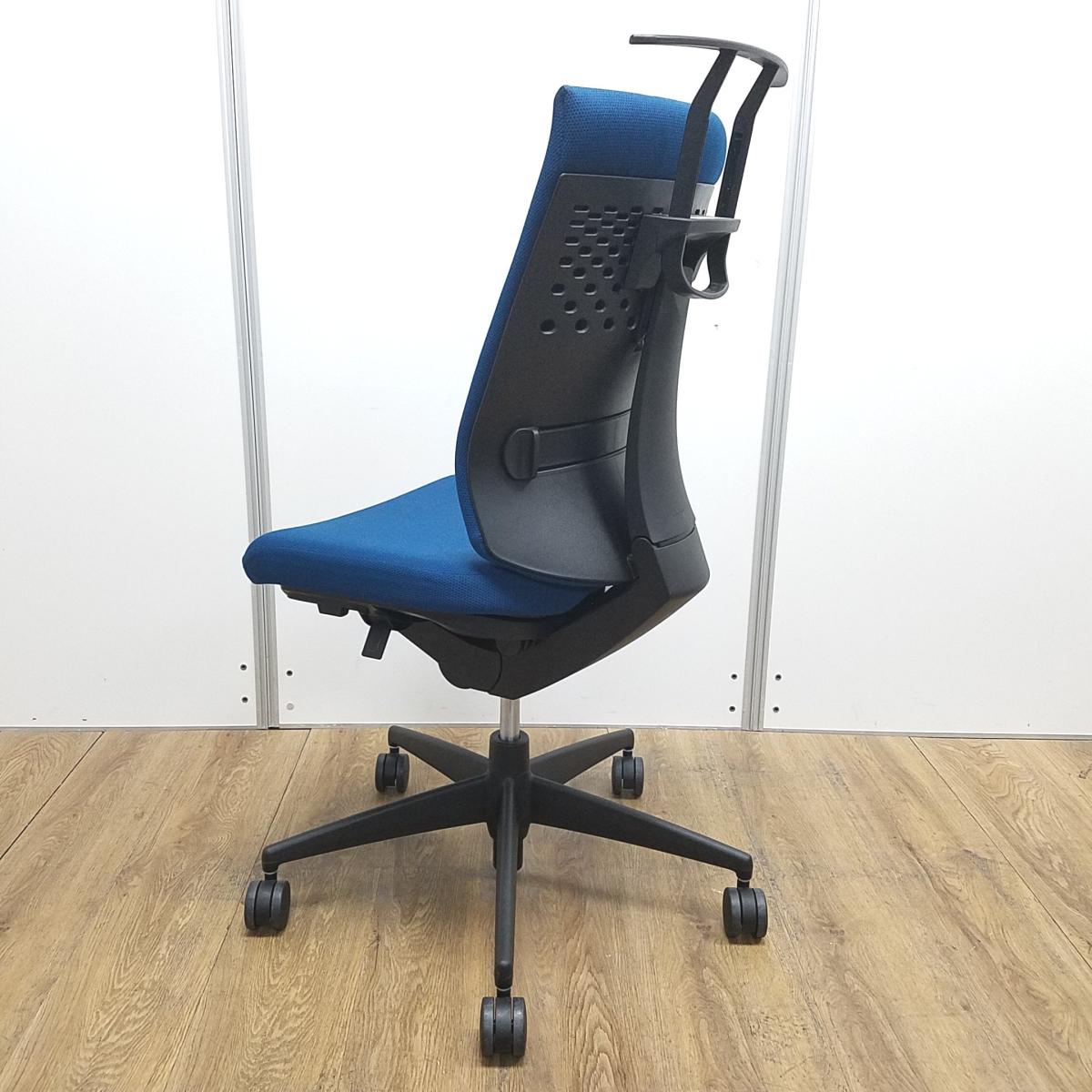 中古】ウィザード3 樹脂 コクヨ/KOKUYO 肘無ハイバックチェア 585213