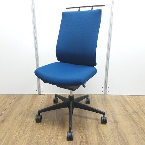 【中古】ウィザード3 樹脂  コクヨ（KOKUYO） 肘無ハイバックチェア