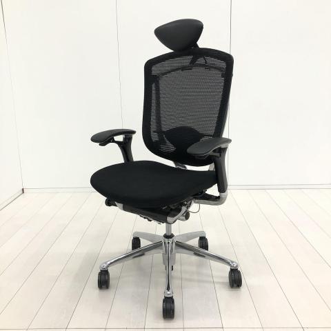 【中古】コンテッサチェア CM52AB　FBF1 オカムラ（okamura） 肘付ハイバックチェア