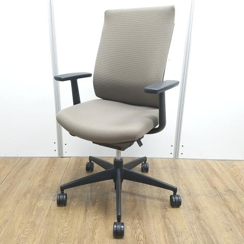 【中古】ウィザード3 樹脂  コクヨ（KOKUYO） 肘付ハイバックチェア