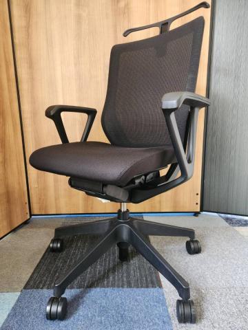 【中古】ミレッザ ロッキング有 KF-910JB-T1T1T1 イトーキ（ITOKI） 肘付ハイバックチェア