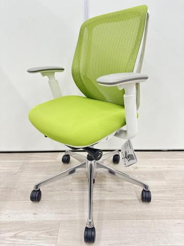 【中古】シルフィーメッシュ C681BW FMP5 オカムラ（okamura） 肘付ローバックチェア