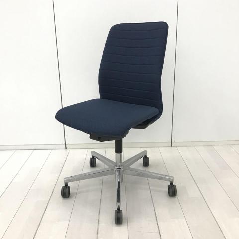 【中古】ファブレ クッション C01S-102-B コクヨ（KOKUYO） 肘無ローバックチェア