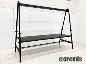 【引取限定】extremis / エクストレミス AMAI / アマイ テーブル 高さ調整機能付 ダイニングテーブル ブラック