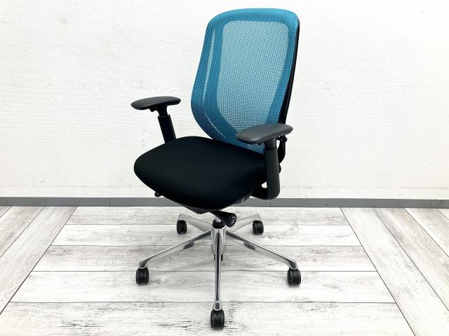 【中古】シルフィーメッシュ  オカムラ（okamura） 肘付ハイバックチェア