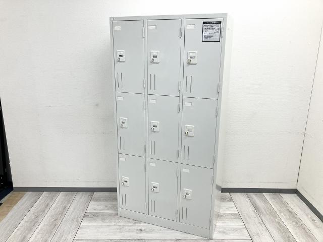 【中古】その他シリーズ JH-SL3633KL クロガネ 9人用更衣ロッカー