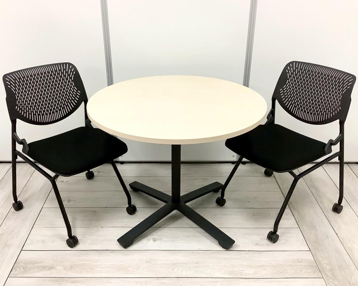 【セット商品（テーブル×1台、ネスティングチェア×2脚）】カフェテーブル オススメ(おすすめ) 大人気  ・KOKUYO/コクヨ ・VIENA/ビエナ　 ※横浜本店撮影画像※
                        ビエナ
                                    中古
            