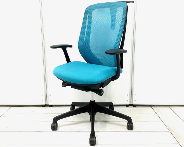 【中古】シルフィーメッシュ C646XR-FSG6 オカムラ（okamura） 肘付ハイバックチェア