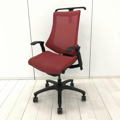 【中古】エフメッシュ KF-370JBH-T1M4 イトーキ（ITOKI） 肘付ハイバックチェア