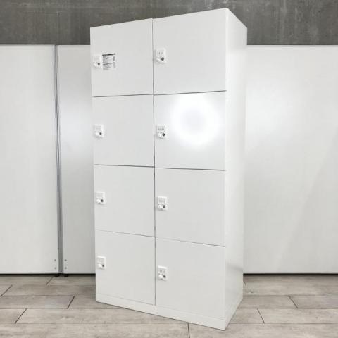 【中古】レクトラインロッカー 4Z8XRY  ZA75 オカムラ（okamura） 8人用パーソナルロッカー