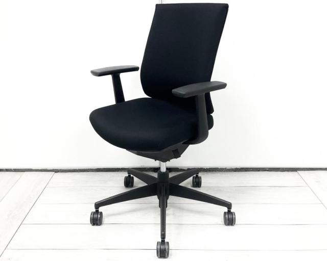 【中古】ウィザード3 樹脂 CR-G3621E1 G4B6 コクヨ（KOKUYO） 肘付ローバックチェア