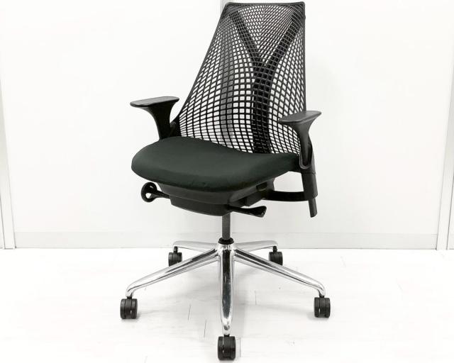 【中古】セイル 前傾機能有  Herman Miller（ハーマンミラー） 肘付ハイバックチェア
