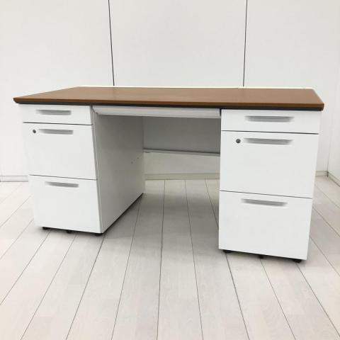 【中古】iSシリーズ SDE-IS47CASAWN コクヨ（KOKUYO） 両袖机