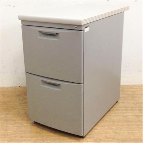 【中古】CZシリーズ CZN-047LB-WE イトーキ（ITOKI） 脇机2段