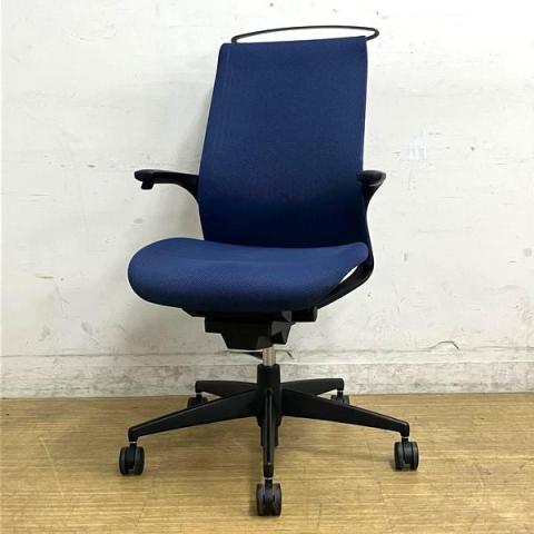 【中古】M4 樹脂 CRS-G2201 コクヨ（KOKUYO） 肘付ハイバックチェア