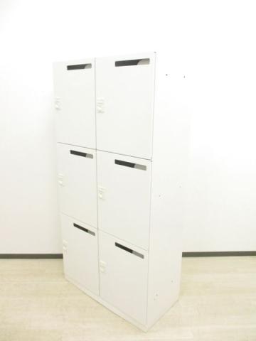 【中古】エディアロッカー BWU-RN62DM79SAW コクヨ（KOKUYO） 6人用パーソナルロッカー