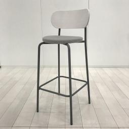 【シンプルで洗練された空間に！安定感のあるカウンターチェア！】■コクヨ（KOKUYO）製　デイズオフィス ハングライク（hang like）　ハイチェア　カウンターチェア　■フレーム:ライトグレー/背面:グレインドホワイト/座面:スカイグレー