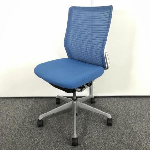 【中古】コーラルメッシュ  オカムラ（okamura） 肘無ミドルバックチェア