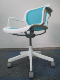 【関西倉庫在庫】コクヨ製　マリンバチェア　肘付き【中古】【メッシュ】【ミーティングチェア　会議用チェア】【弊社使用欄：A01072085】