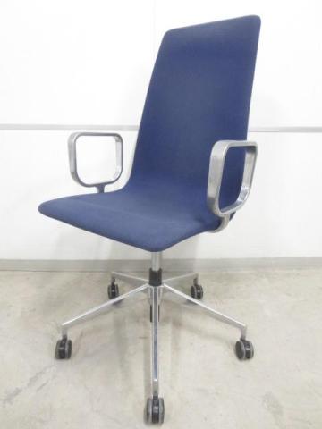 【中古】RUTA(ルタ) RUTA　HG-A ウチダ（UCHIDA) 肘付ハイバックチェア