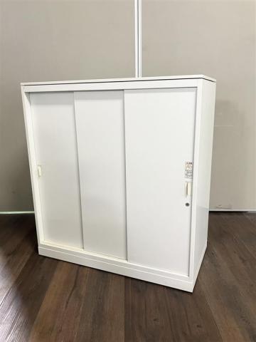 【中古】レクトライン 4B452Y ZA75 オカムラ（okamura） ローキャビネット／引き違い