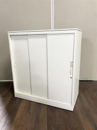 オカムラ　レクトライン　ホワイト　引き違い書庫　#岐阜#愛知#三重#静岡#CS在庫