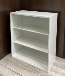 【見える化とコスパにフォーカスしたオープン書庫！　人気シリーズのローキャビネット！】■コクヨ(KOKUYO)製　エディア(EDIA)シリーズ　オープン書庫　ローキャビネット　元引違い書庫　H1050㎜　■ホワイト