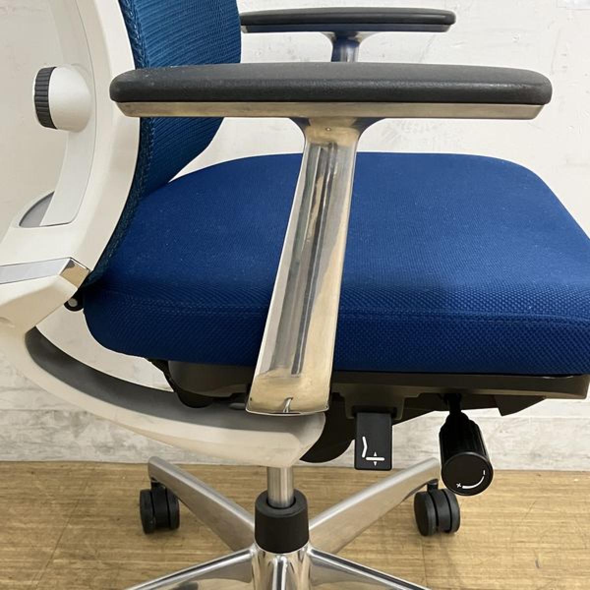 中古】ベゼル アルミポリッシュ CRS-G2822E1 コクヨ/KOKUYO 肘付 