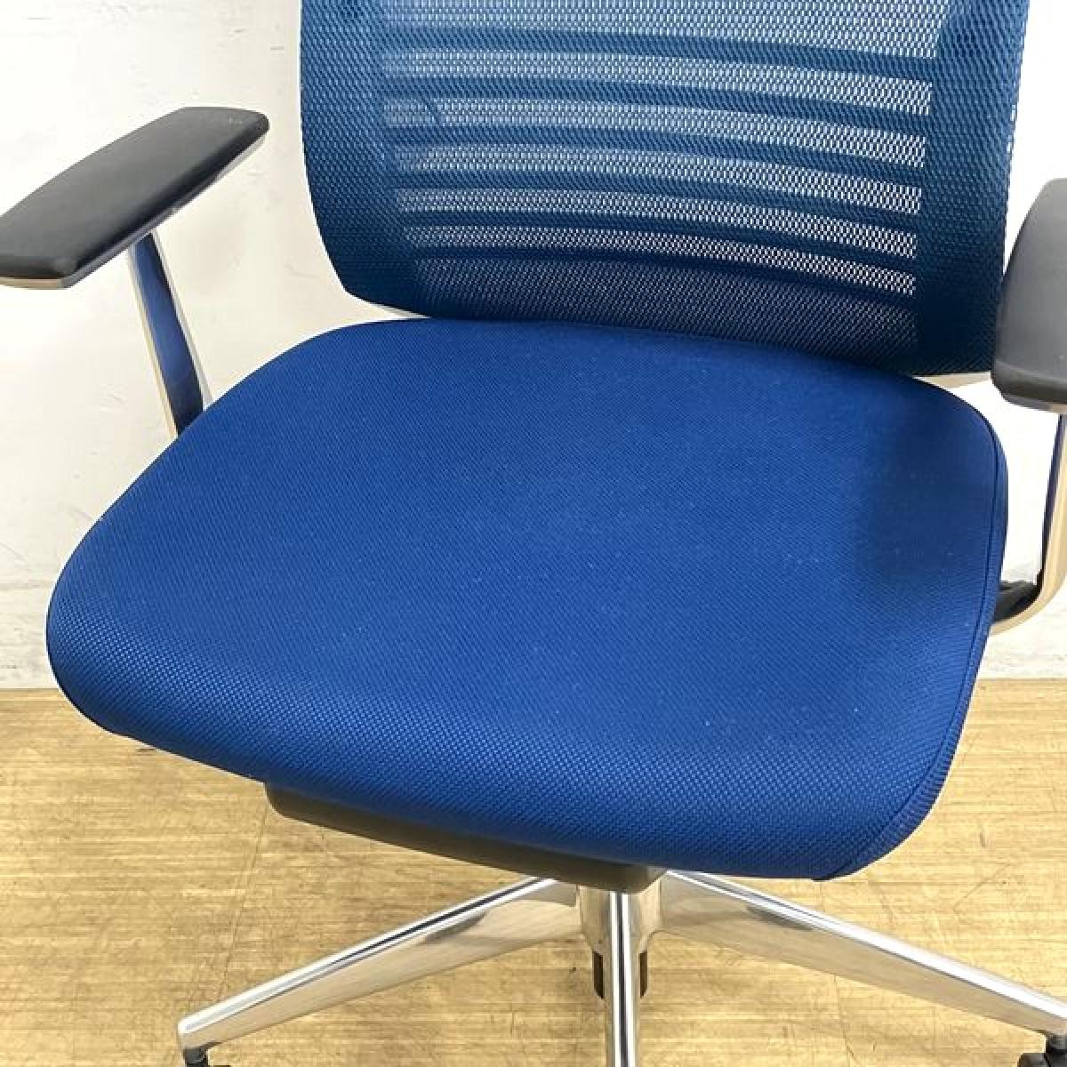 中古】ベゼル アルミポリッシュ CRS-G2822E1 コクヨ/KOKUYO 肘付 
