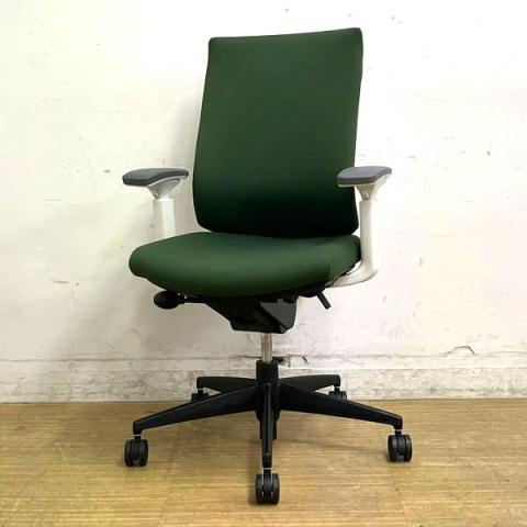 【中古】ウィザード3 樹脂 CRS-G3622E1 コクヨ（KOKUYO） 肘付ハイバックチェア