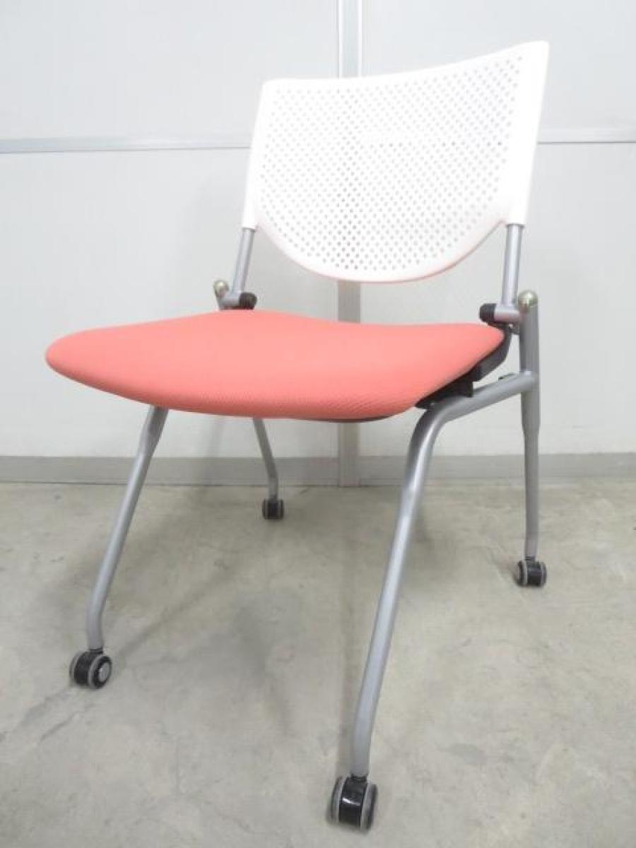 中古】プロスタック 8140ZZ 8612 オカムラ/okamura ネスティングチェア 