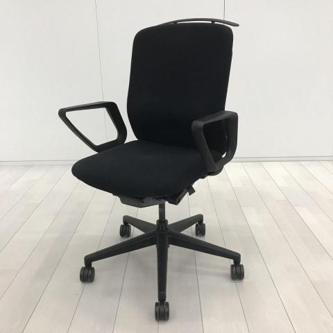 【中古】クレネ KA-00C ウチダ（UCHIDA) 肘付ハイバックチェア