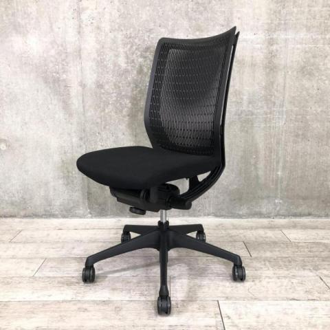 【中古】ヴィスコンテチェア  オカムラ（okamura） 肘無ハイバックチェア